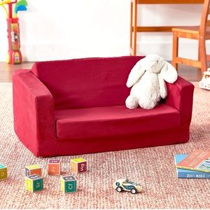 Red Fun Furnishings Toddler Flip Sofa